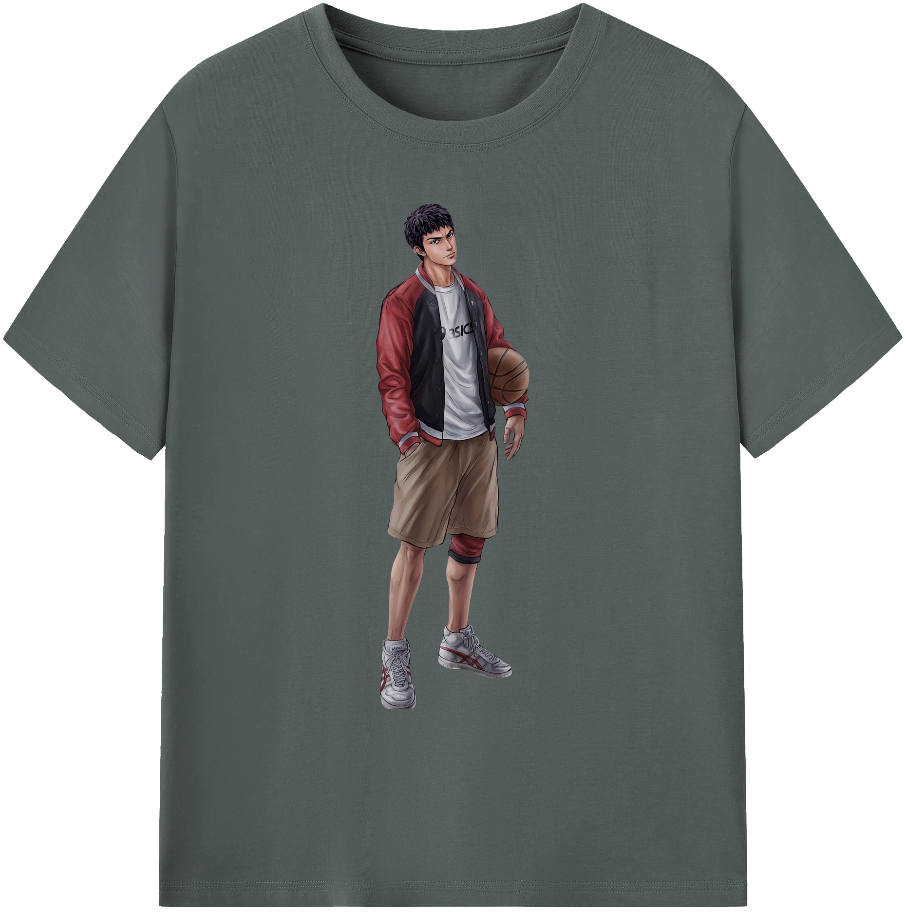 （画像用） SLAM DUNK／スラムダンク 綿100％ メンズ半袖Tシャツ｜肌触りやわらか＆通気性